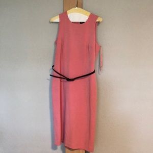 Pink INC Dress with Black Belt Size 4
